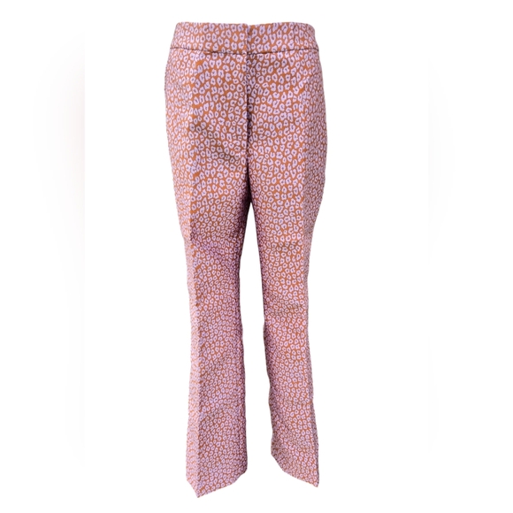 NWT Kate Spade Flora Leopard Jaquard Pant - Sz 4 - Picture 6 of 16